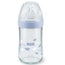 Nuk Biberon Fc+ Tc Cristal 0-6 M Silicona Niño 240Ml. 