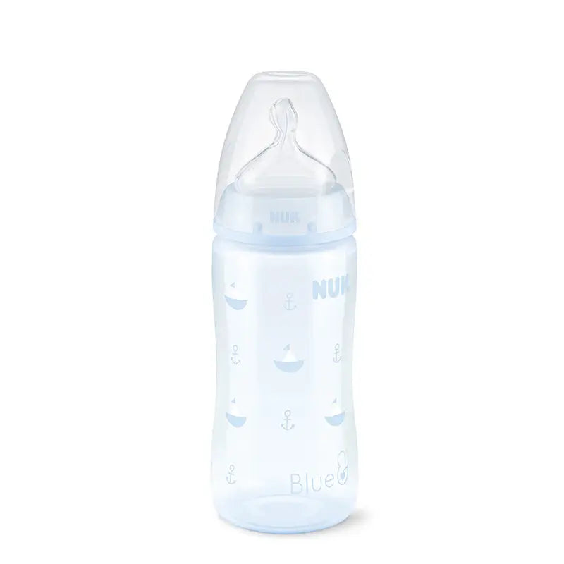 NUK Biberón Fc+ Pp Blue 0-6 Meses M Silicona 300 ml 1 Ud