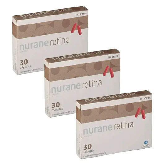 Nurane Retina Pack, 3 X 30 Capsules