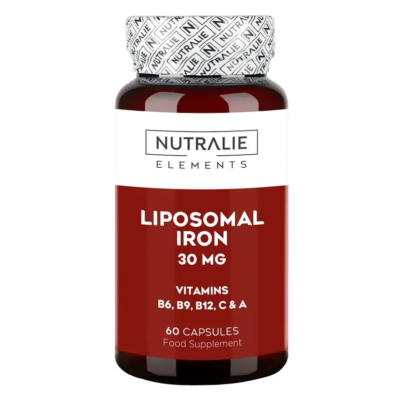 Nutralie Liposomal Iron 30Mg + B6 + B12 Tiredness & Fatigue, 60 capsules