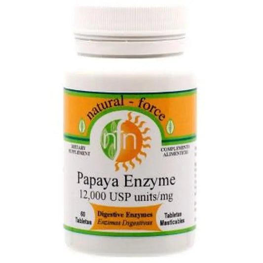 Nutri-Force Papaya Enzimas 60 Comprimidos Mast.