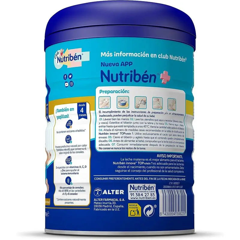 Nutribén Innova 1 Top Protein Starter Milk, 800g