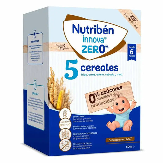 Nutriben Innova Zero% 5 Cereals, 500g