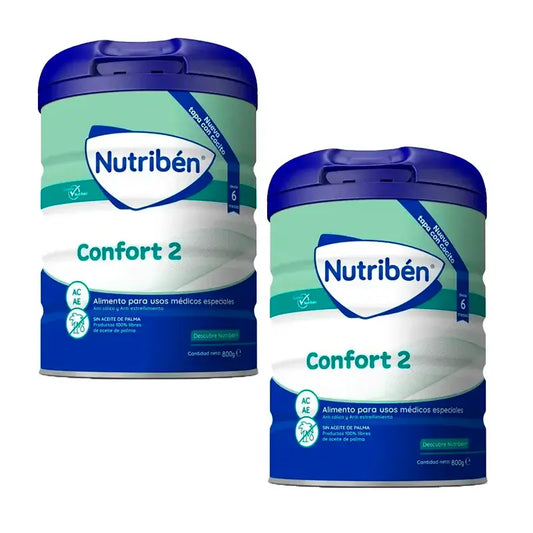 Nutriben Comfort Milk 2 , 2 x 800 grams