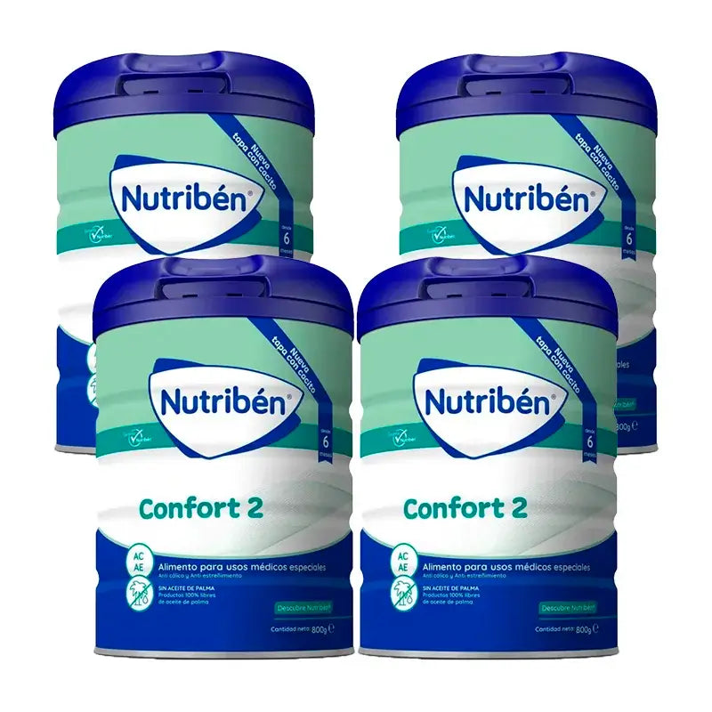 Nutriben Comfort Milk 2 , 4 x 800 grams