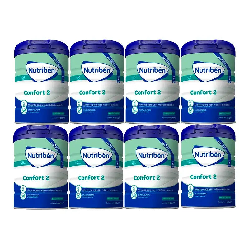 Nutriben Comfort Milk 2 , 8 x 800 grams