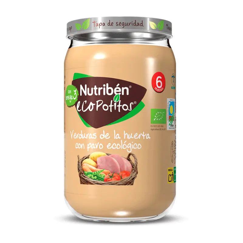 Nutriben Potito Eco Verduras Huerta Pavo 235 gr