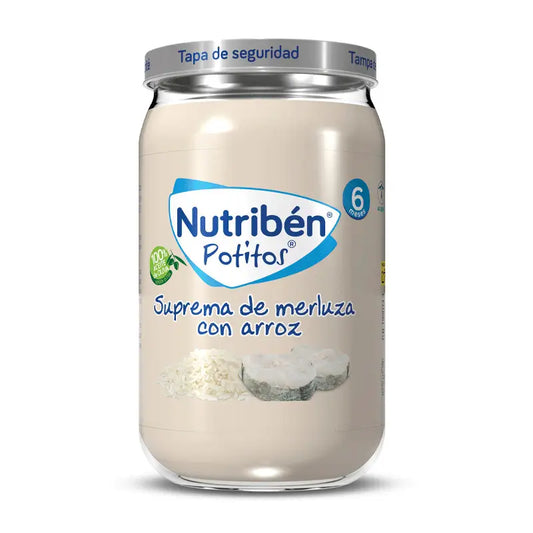 Nutriben Potito Suprema de Merluza con Arroz 235 gr