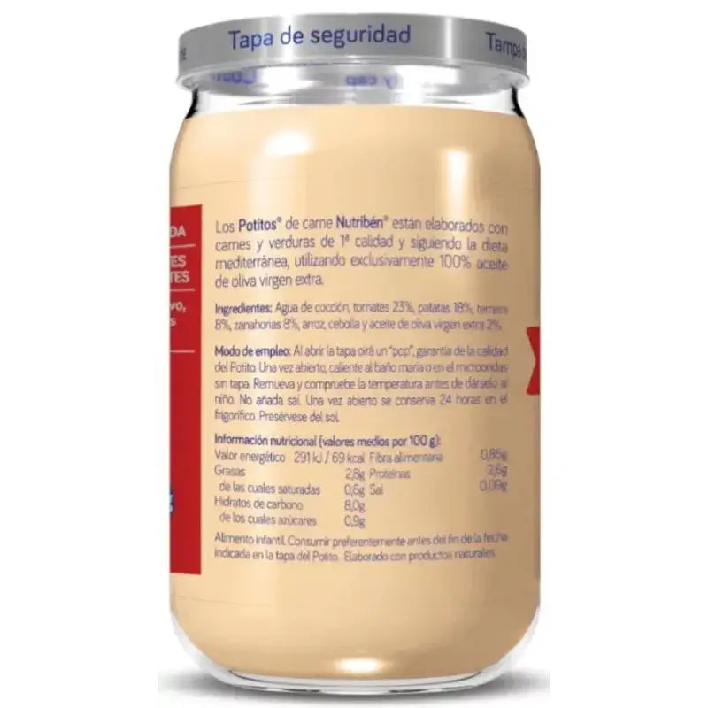 Nutriben Beef Potito Potatoes and Carrot 235 g