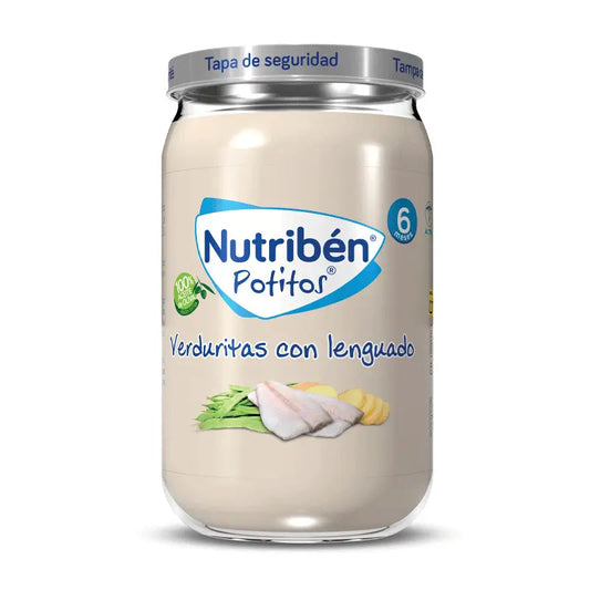 Nutriben Potito Verduritas con Lenguado 235 gr