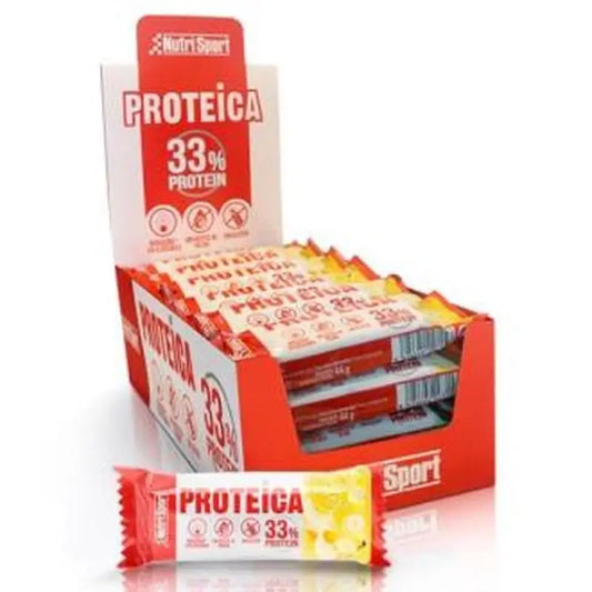 Nutrisport Barrita Proteica Platano Caja 24Uds