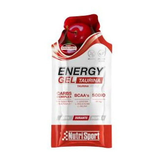 Nutrisport Energy Gel Taurina Cereza 24Uds.