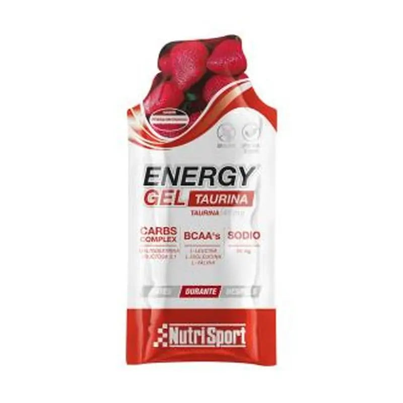 Nutrisport Energy Gel Taurina Fresa 24Uds.