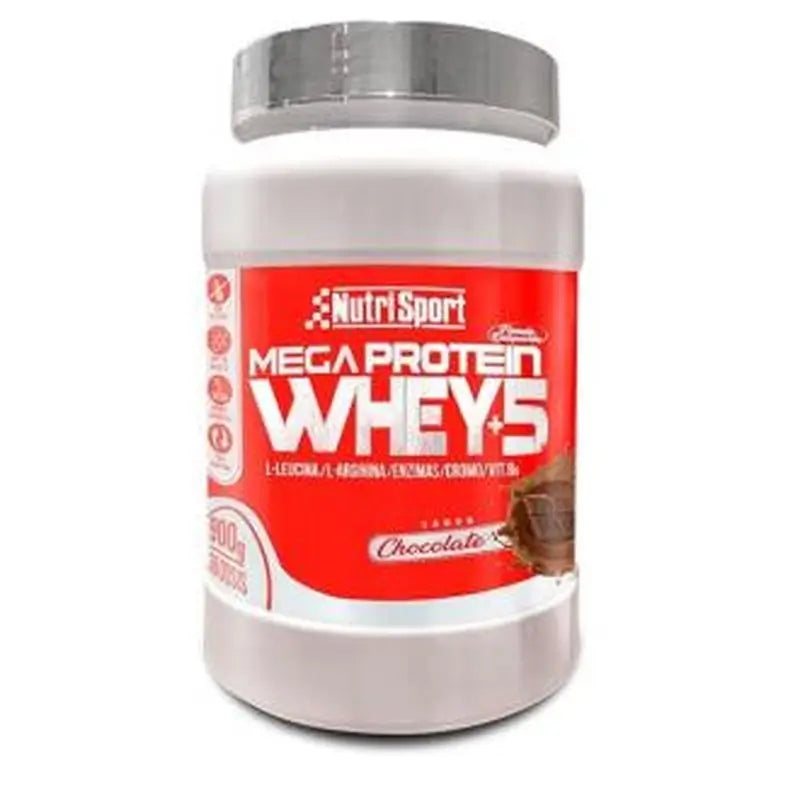 Nutrisport Mega Protein 5 Whey Chocolate 900Gr.