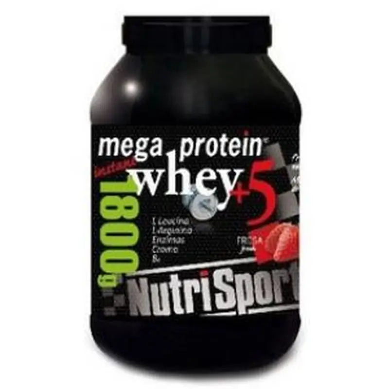 Nutrisport Mega Protein 5 Whey Vainilla 1,8Kg.