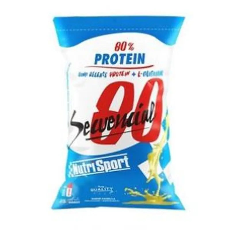 Nutrisport Secuencial 80 Vainilla Bolsa 500Gr.