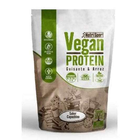 Nutrisport Vegan Protein Cappuchino Bolsa 468Gr.