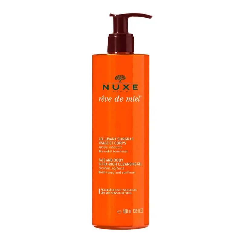 Nuxe Rêve de Miel Gel Limpiador Gel Limpiador Rostro y Cuerpo 400 ml