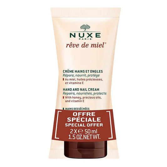 Nuxe Reve de Miel Duplo Crema de Manos y Uñas 2X50 ml