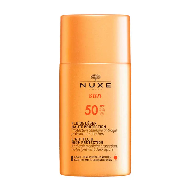 Nuxe Sun Fluido Ligero SPF 50 Alta Protección 50 ml