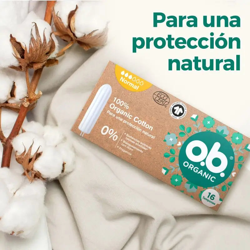 Ob Tampon Digital Organic Normal, 16 unidades