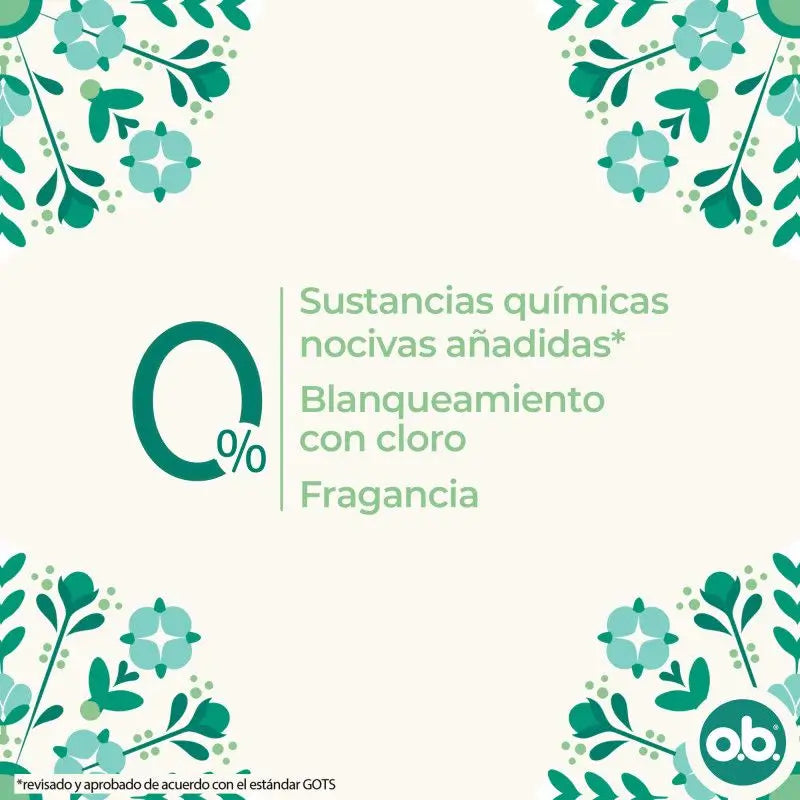 Ob Tampon Digital Organic Normal, 16 unidades