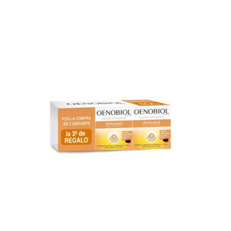 Oenobiol Solaire Intensif Antiedad 30 cápsulas Triple