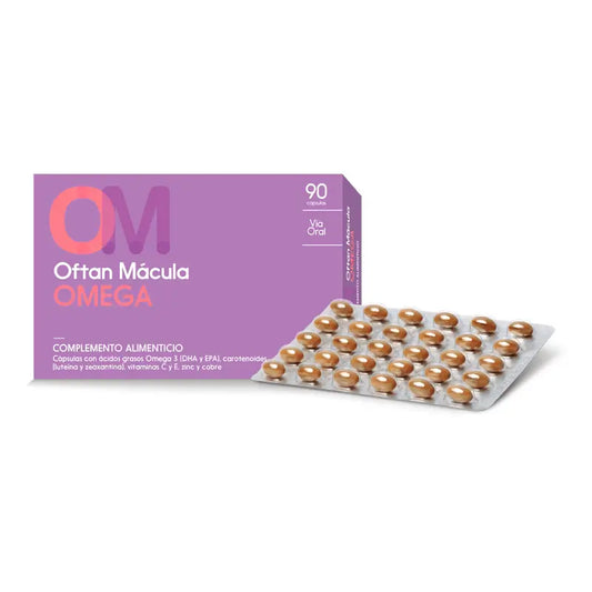 Oftan Macula Omega Food Supplement, 90 Capsules