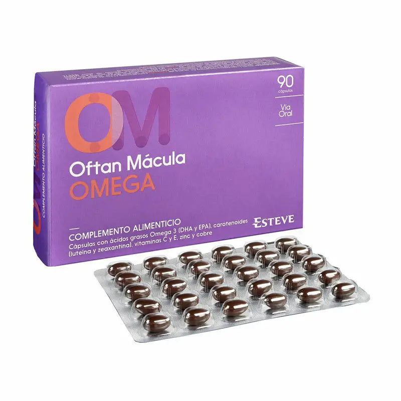 Oftan Macula Omega Food Supplement, 90 Capsules