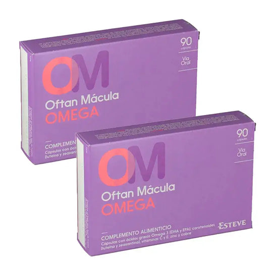 Oftan Macula Omega Food Supplement, 2 x 90 Capsules