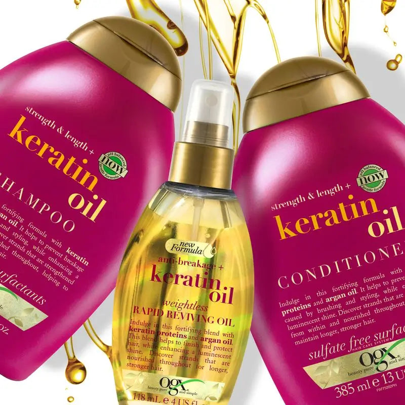 OGX Keratin Oil, Fragile Hair, 118 ml