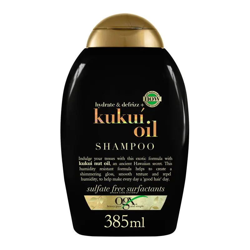 OGX Champú Aceite de Kukuí Anticrespamiento, 385 ml