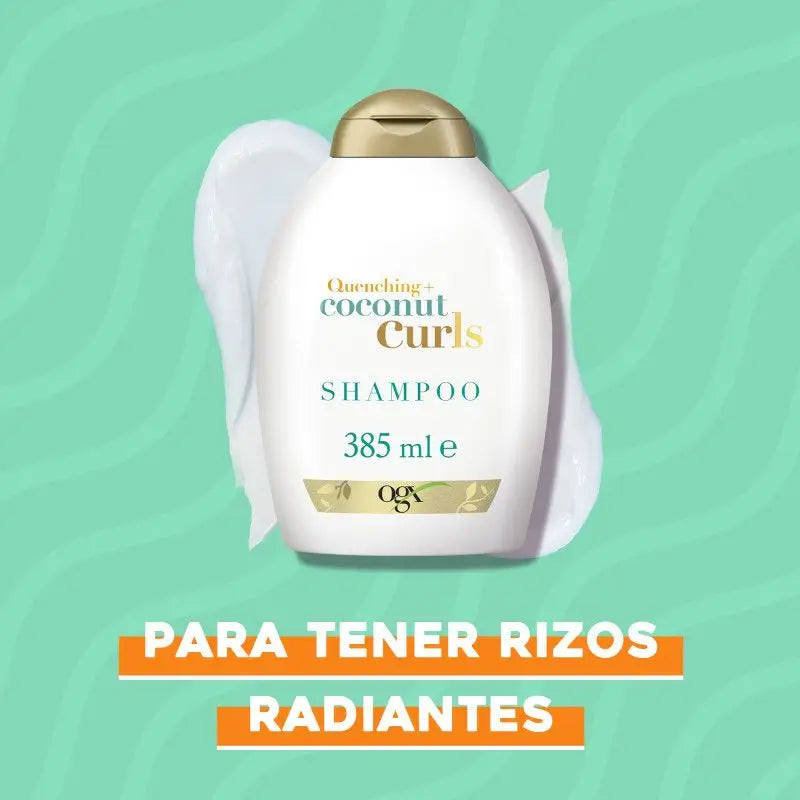 Ogx Champú Coco Cabello Rizado, 385 ml