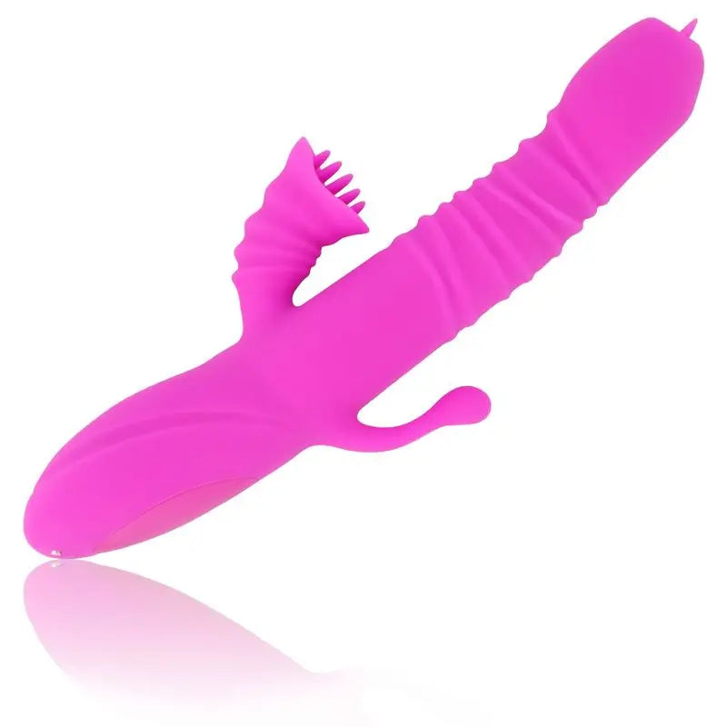 Ohmama Vibrators  Vibrador Rotador Con Estimulador Clitoris