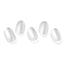 Ohora Gel Nails - Silver Chrome, 30 units