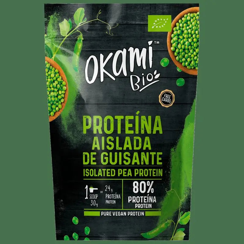 Okami Bio Pea Protein Isolate 500Gr Bio Sg Vegan