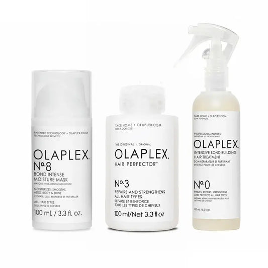 Olaplex Complete Routine Pack Nº0 + Nº3 + Nº8