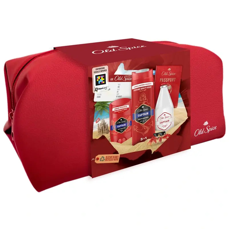 Old Spice Captain Traveller Gift Set with Shower Gel