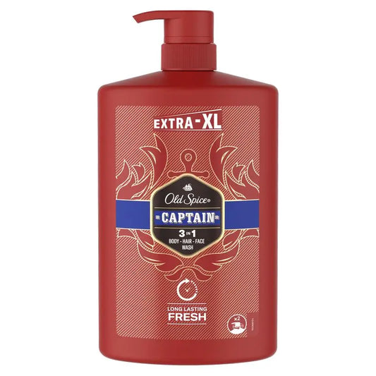 Old Spice Shower Gel & Shampoo Captain 1000Ml