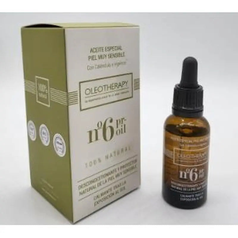 Oleotherapy Aceite Piel Reactiva Nº6  Eco 30Ml. 