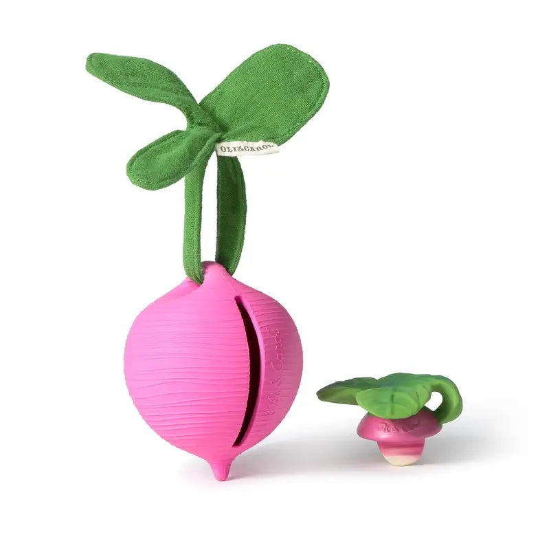 Oli&Carol Ramona The Radish Pacifier Case , 1 unit