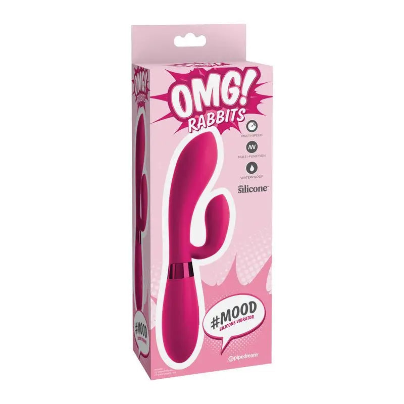 Omg  Mood Silicone Vibrador Rosa