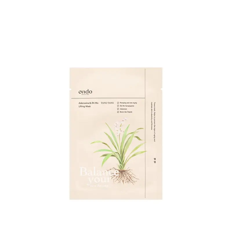 Ondo Beauty 36.5 Adenosine & Zhi Mu Lifting Tang-Tang Mask, 25 g