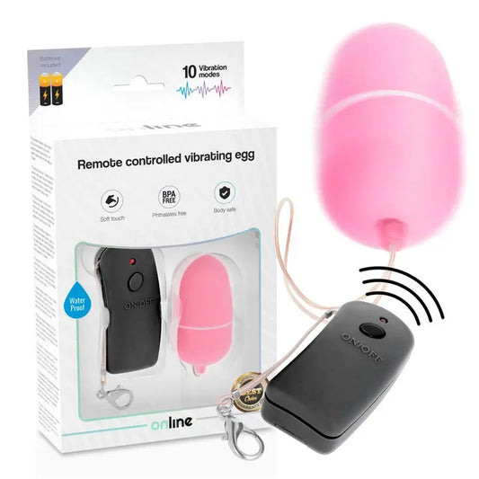 Online  Huevo Vibrador Con Mando Control Remoto - Rosa