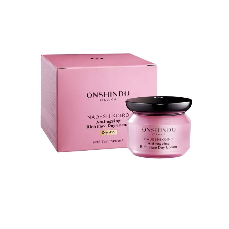 Onshindo Osaka Nadeshikoiro Anti-Aging Day Cream for Dry Skin, 50 ml