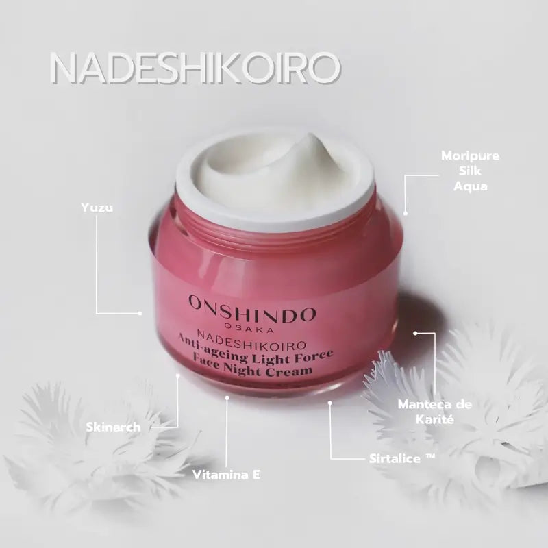 Onshindo Osaka Nadeshikoiro Anti-Aging Night Cream for Normal and Combination Skin, 50 ml