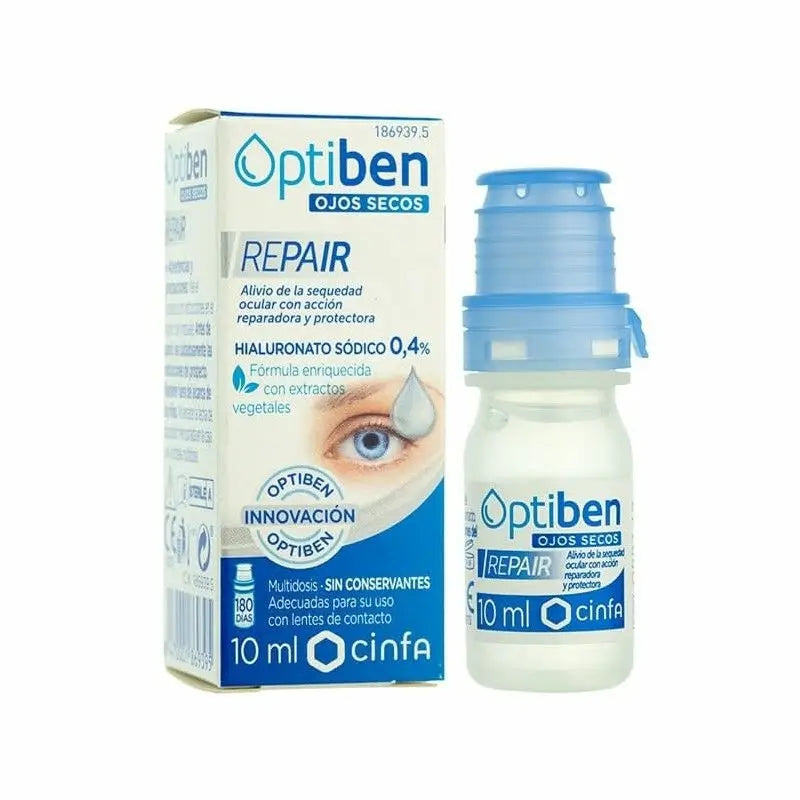 Optiben Ojos Secos Repair Colirio 10 Ml