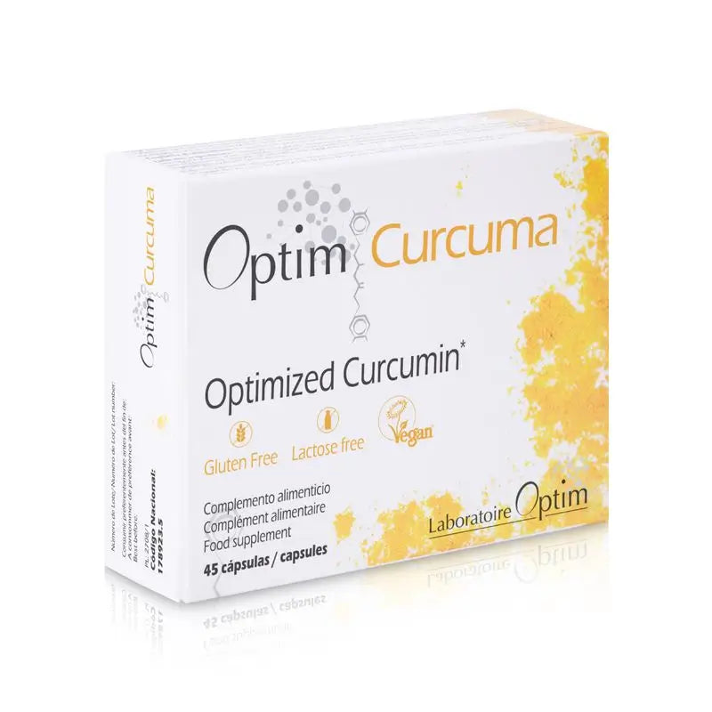 Optim Curcuma , 45 cápsulas