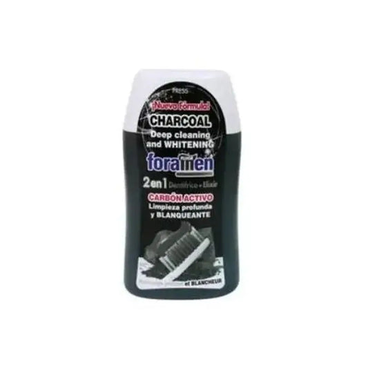 Oradent Crema Dental Charcoal Carbon Activo 2En1 100Ml. 