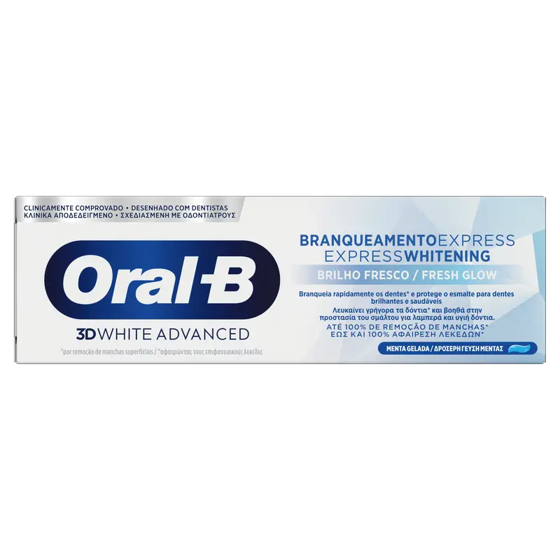 Oral-B Braun 3D Whit Express Fresh Shine 75Ml